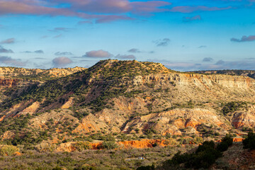 Hiking the Beautiful Palo Duro Canyon State Park in the Near Amarillo, Texas.