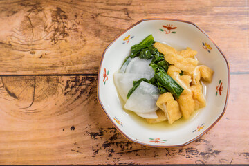 蕪と油揚げの煮物