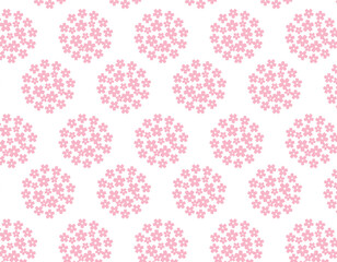 北欧風の桜の花の壁紙背景