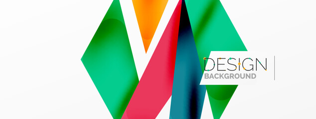 Obraz premium Background abstract overlapping shapes. Minimal composition vector illustration for wallpaper banner background or landing page