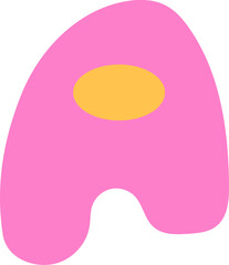 Abstract blob a shape illustration