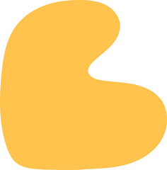 Abstract blob b shape illustration © Peterdraw