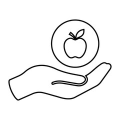 Apple, charity, donation icon