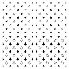 christmas tree pattern for web and printable also background