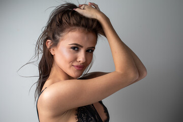 Fototapeta premium Brunette Girl