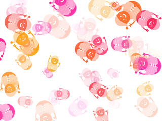 Christmas Pattern Snowman Background