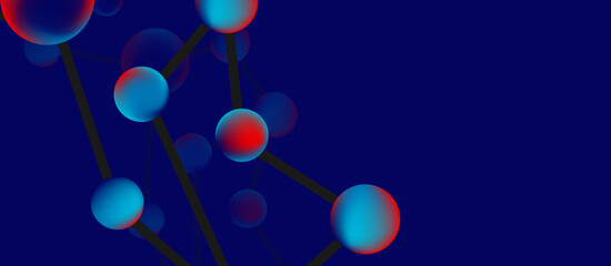 Line points connections geometric landing page background. Fluid circles and spheres with liquid gradients. Vector Illustration For Wallpaper, Banner, Background, Card, Book Illustration, landing page