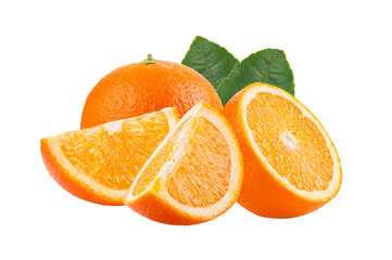 orange fruit isolated on transparent png