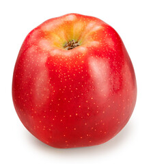 Red Apple isolated on white background, Fresh Red apple on white background With work path.