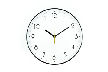Wall clock on a white background.