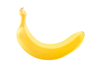 Ripe banana isolated on transparent png