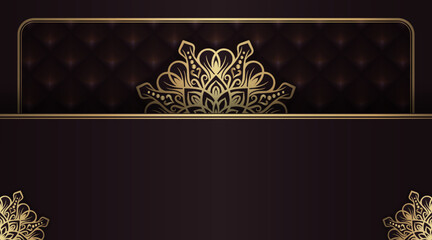 luxury background, with mandala ornament