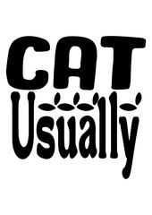 cat usually