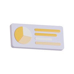 Business Analysis 3D Icon