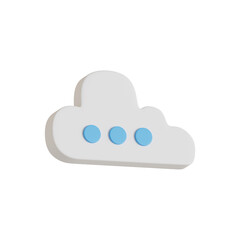 Chat Bubble 3D Icon