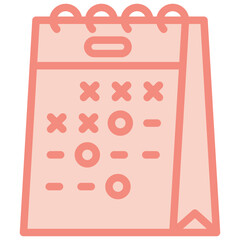 calendar two tone icon