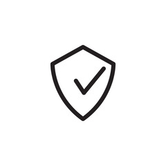 Shield icon vector logo design template