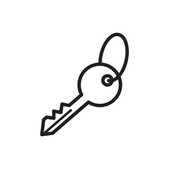 Key icon vector logo design template