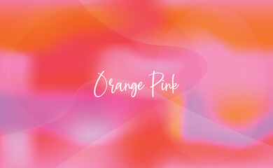 Naklejka na ściany i meble orange pink abstract colour background