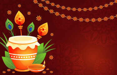 Happy Thaipusam Concept