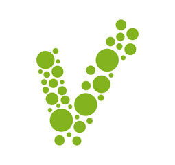 Monogram Logo Initial V Letter Vector Illustration