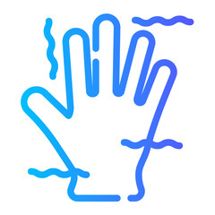 trembling gradient icon