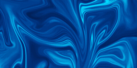 Abstract ink painting background, blue liquid background, blue color beautiful fluid abstract marble oil paint background, vector, illustration