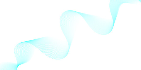 Abstract white and blue paper wave background and abstract gradiant and white wave curve lines banner background design. Vector illustration. Modern template abstract design flowing particles wave.