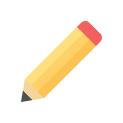 Pencil vector icon symbol design