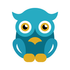 Owl vector icon symbol design