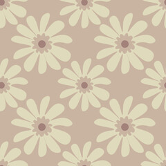 Fototapeta na wymiar Flowers vector ilustration seamless patern.Great for textile,fabric,wrapping paper,and any print.