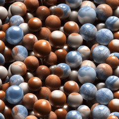 seamless texture planet-like marbles