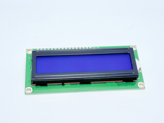Liquid crystal display (LCD) module with I2C interface (blue screen)