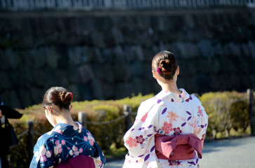 和服の女性