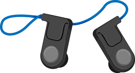 earphone headphones color icon vector. earphone headphones sign. isolated symbol illustration