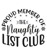 Proud member of the naughty list club