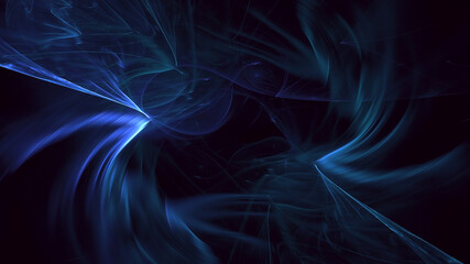 3D rendering abstract multicolor fractal light background
