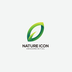 nature logo icon design colorful