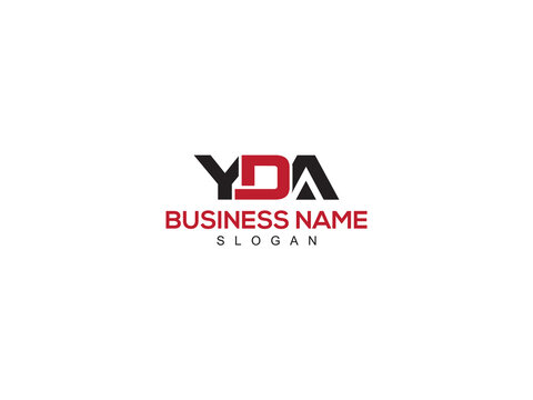 Creative YDA Three Letter, Initial YD y d a Logo Letter Vector Art