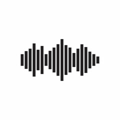 Sound wave music icon