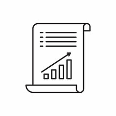 Financial Statement icon illustration. Creative sign from investment icons collection. Filled flat Financial Statement icon for computer and mobile