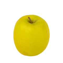 Fresh Green apples fruit . Green apple on a white background , clipping path