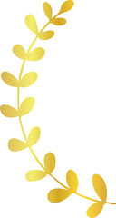 Gold Branch Leaf Laurel