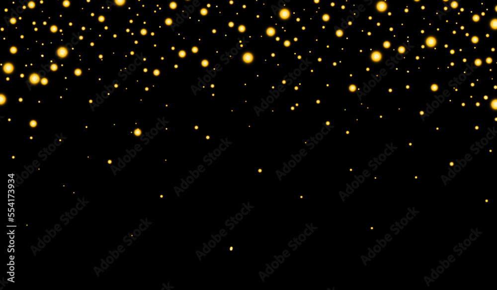 Poster Abstract dark space with sparkling star for frame and copy space background