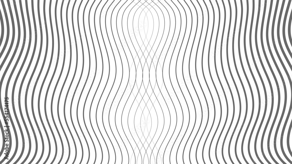 Poster Curve line background, texture abstract pattern, white wave wavy line