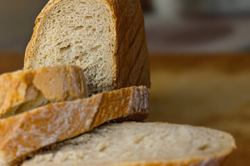  Pieces of bread.