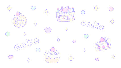 ⭐︎fancy dream cake wallpaper⭐︎PNG