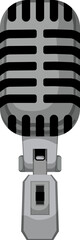 radio mic microphone music cartoon. radio mic microphone music sign. isolated symbol vector illustration