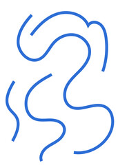 Squiggly Lines Abstracts Background 