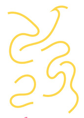 Obraz premium Squiggly Lines Abstracts Background 